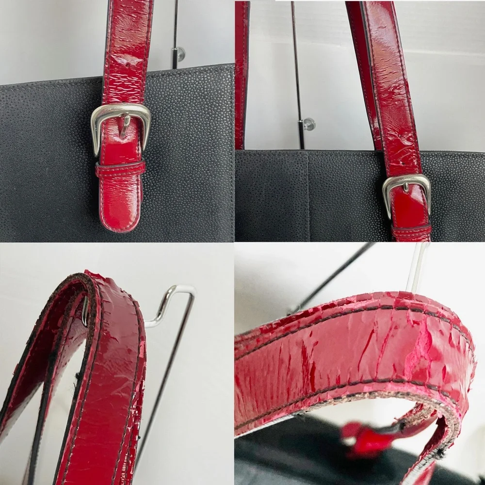 Jack Georges Bag Milano Madison Avenue Business Tote Computer * Damaged Straps *
